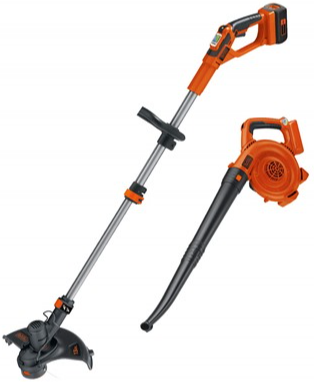 Black+Decker 40V Cordless String Trimmer/ Edger & Leaf Blower