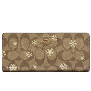 Coach Women's Leather Slim Wallet