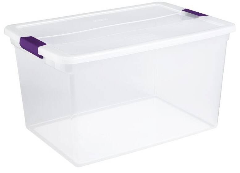 Sterilite 66-Qt ClearView Latch Box