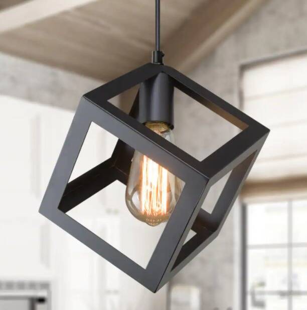 Farmhouse Geometric Kitchen Pendant Light