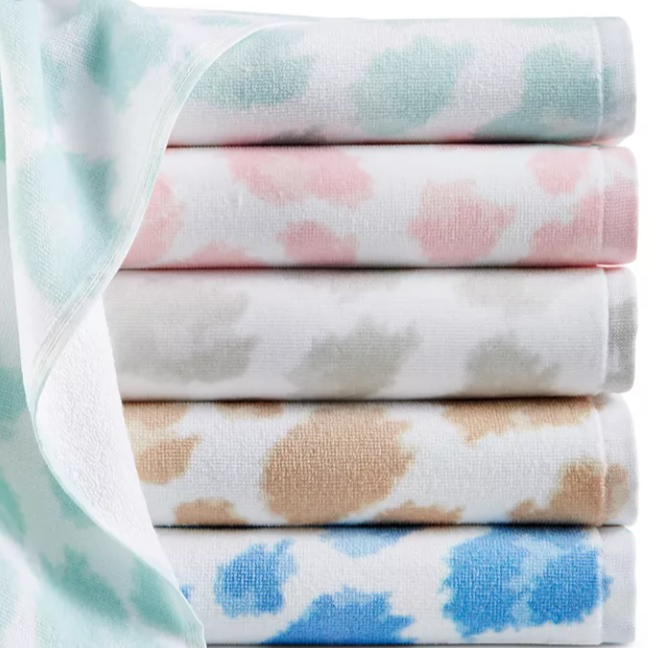 Martha Stewart Printed Bath Towels