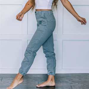 Relaxed Fit Denim Joggers