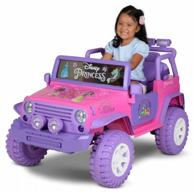 Disney Princess SUV 12V Ride-On w/ LED Lights