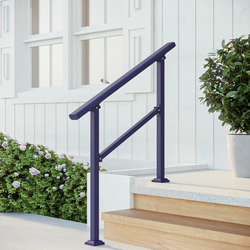 3-Step Metal Stair Railing