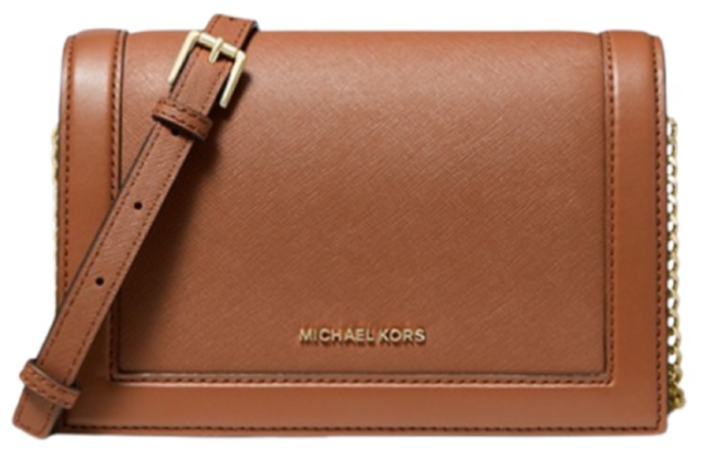 Michael Kors Jet Set Saffiano Leather Crossbody Bag