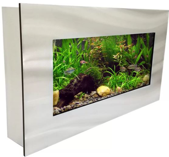 Wall Mount 2Gal. Aquarium Tank