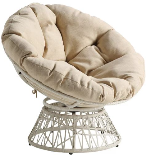 Wicker Cushioned Papasan Chair