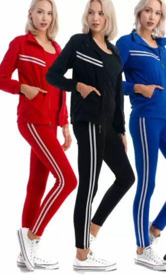 Women's 3-Piece Tracksuit Sets