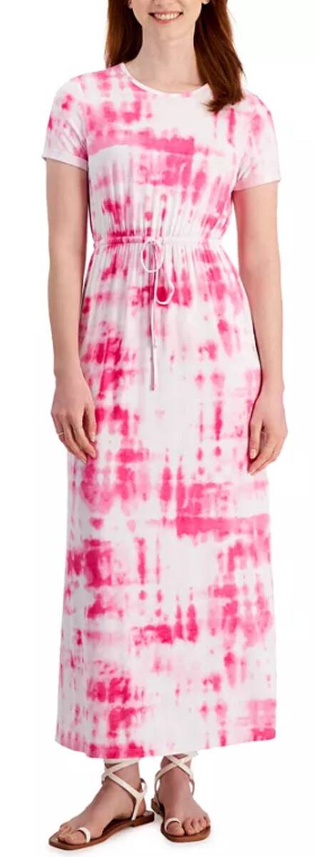 Style & Co Printed Maxi Dress