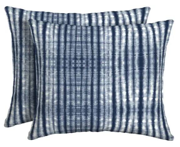 2-Pack Outdoor Square Throw Pillows