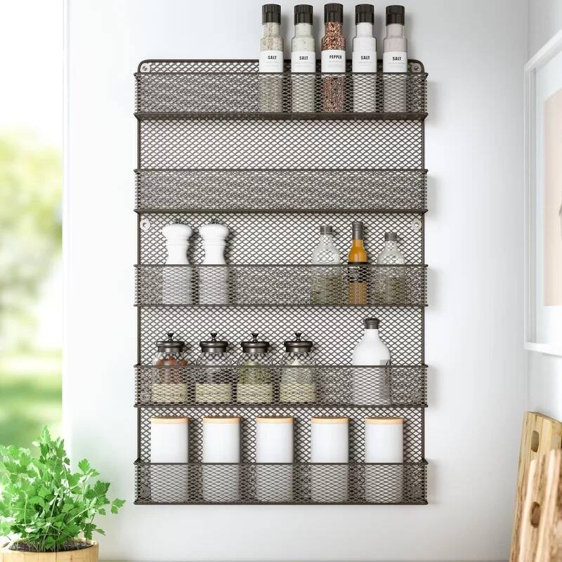 Wall Mounted Spice Rack