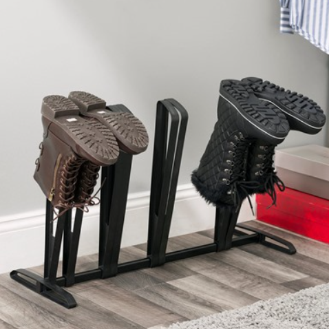 Adjustable 4-Pair Boot Rack