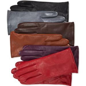 Charter Club Cashmere Lined Leather Women's Gloves