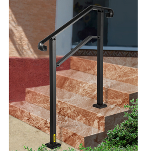 Metal 3-Step Stair Railing