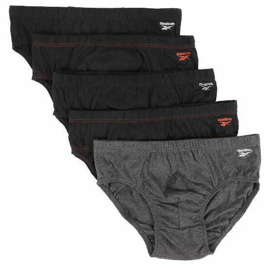 Reebok Men's 5-Pack Low Rise Briefs