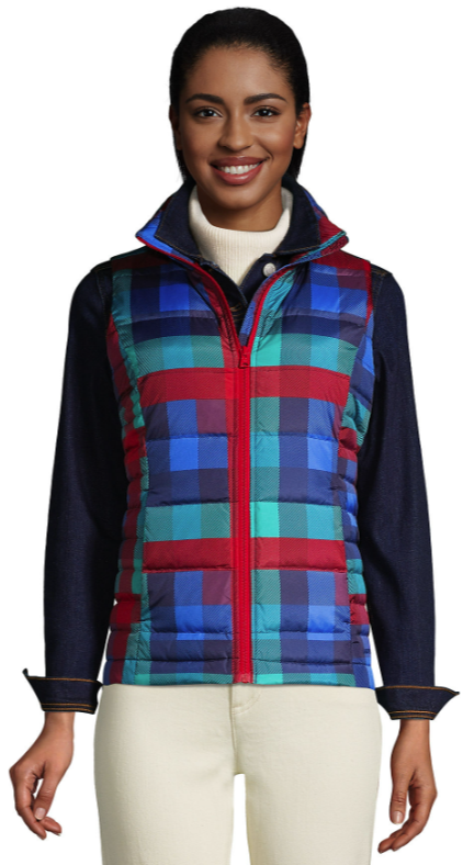 Lands' End Women's Down Puffer Vest