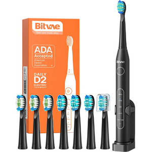 Ultrasonic Electric Toothbrush w/ 8 Heads