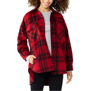 Junior's Women's Oversized Shacket