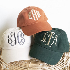 Women's Monogrammed Caps