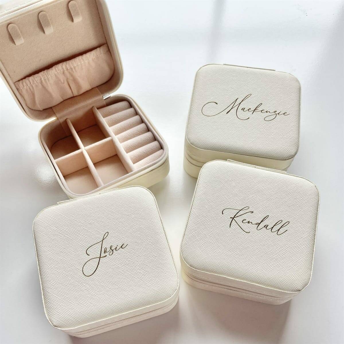 Personalized Travel Jewelry Case