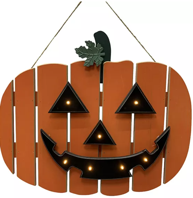 Halloween Pumpkin LED Wall Decor