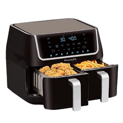 PowerXL 10-Quart 8-in-1 Dual-Basket Air Fryer