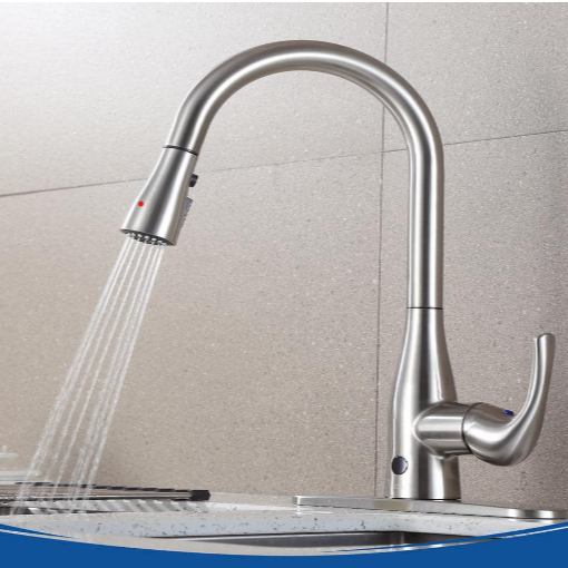 Flow Motion Sensor Single-Handle Kitchen Faucet