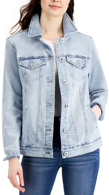 Style & Co. Women's Denim Trucker Jacket