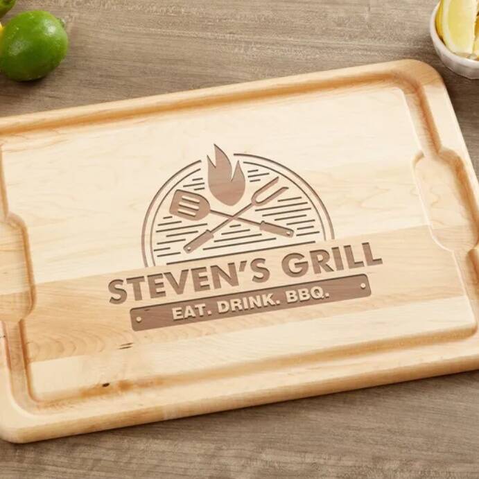 Hardwood Personalized Maple Cutting Board