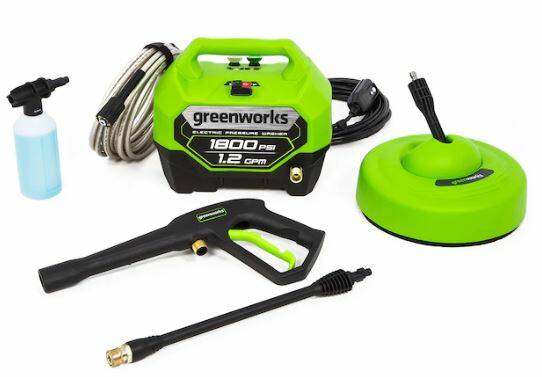 Greenworks 1800 PSI Electric Pressure Washer