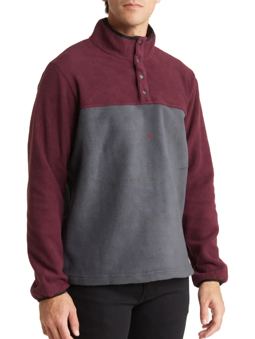 Hawke & Co. Quarter Snap Fleece Pullover