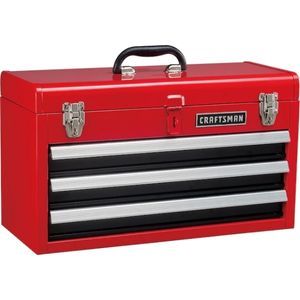 Craftsman Portable 3-Drawer Steel Lockable Tool Box