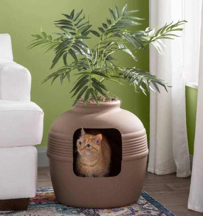 Lipton Covered Hidden Cat Litter Box