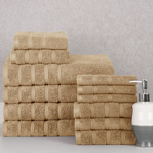 12-Piece Egyptian Cotton Towel Set