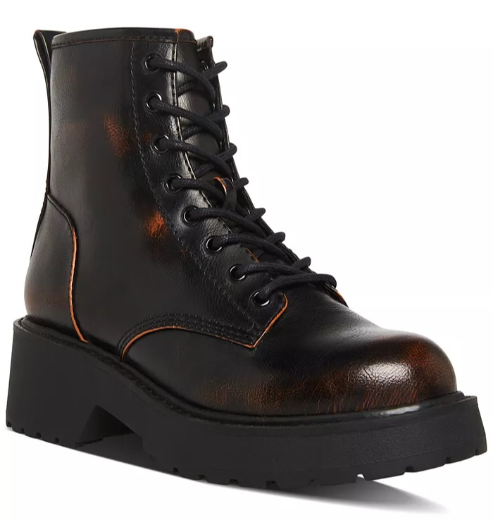 Madden Girl Carra Lug-Sole Combat Boots