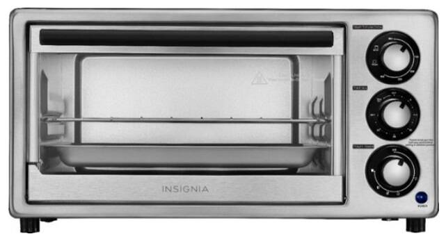 Insignia Stainless Steel 4-Slice Toaster Oven