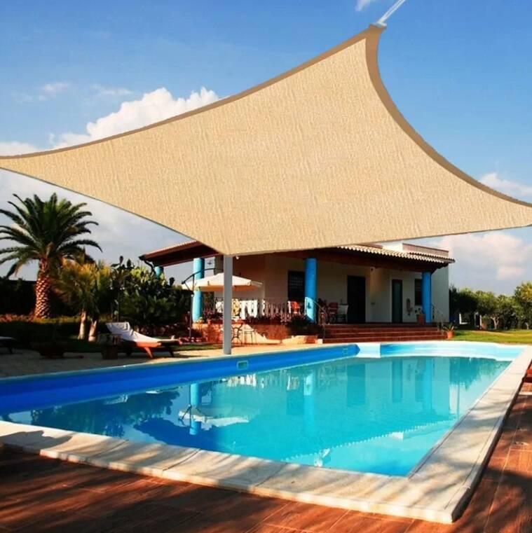 Square 20' Pool Shade Sail