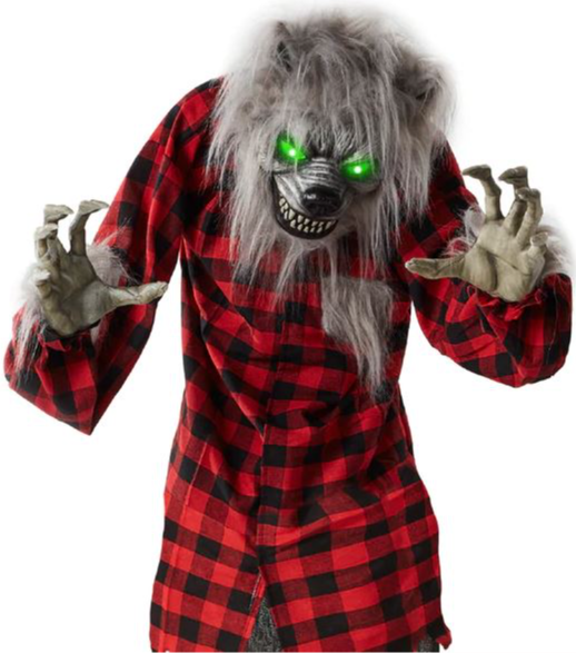 Howling Hudson Standing Animatronic Werewolf