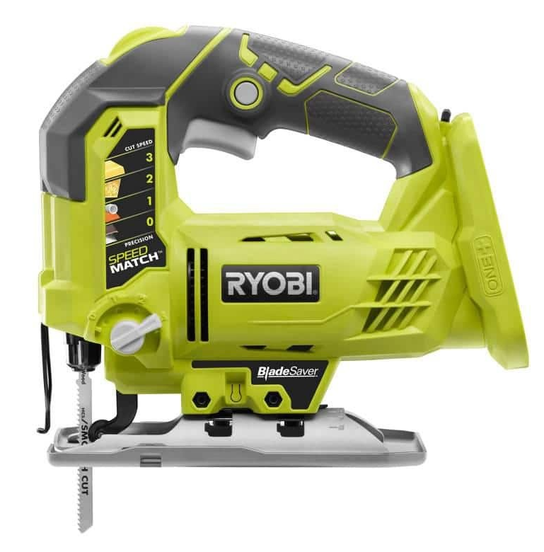 Ryobi ONE+ 18V Cordless Orbital Jig Saw w/ 10-Piece Blade Set