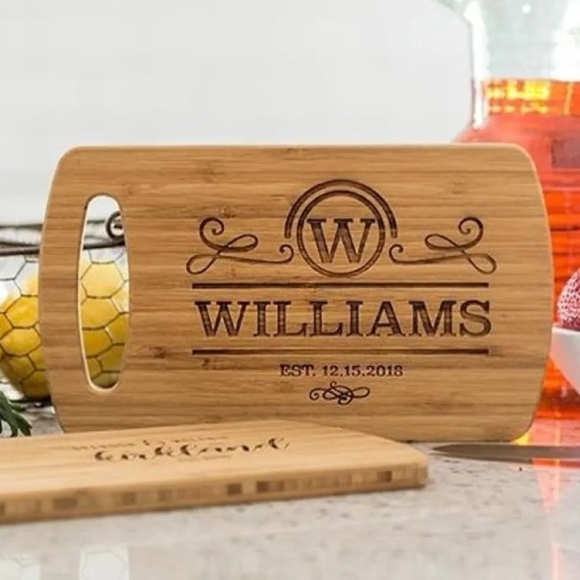 Personalized Bamboo Cutting Board