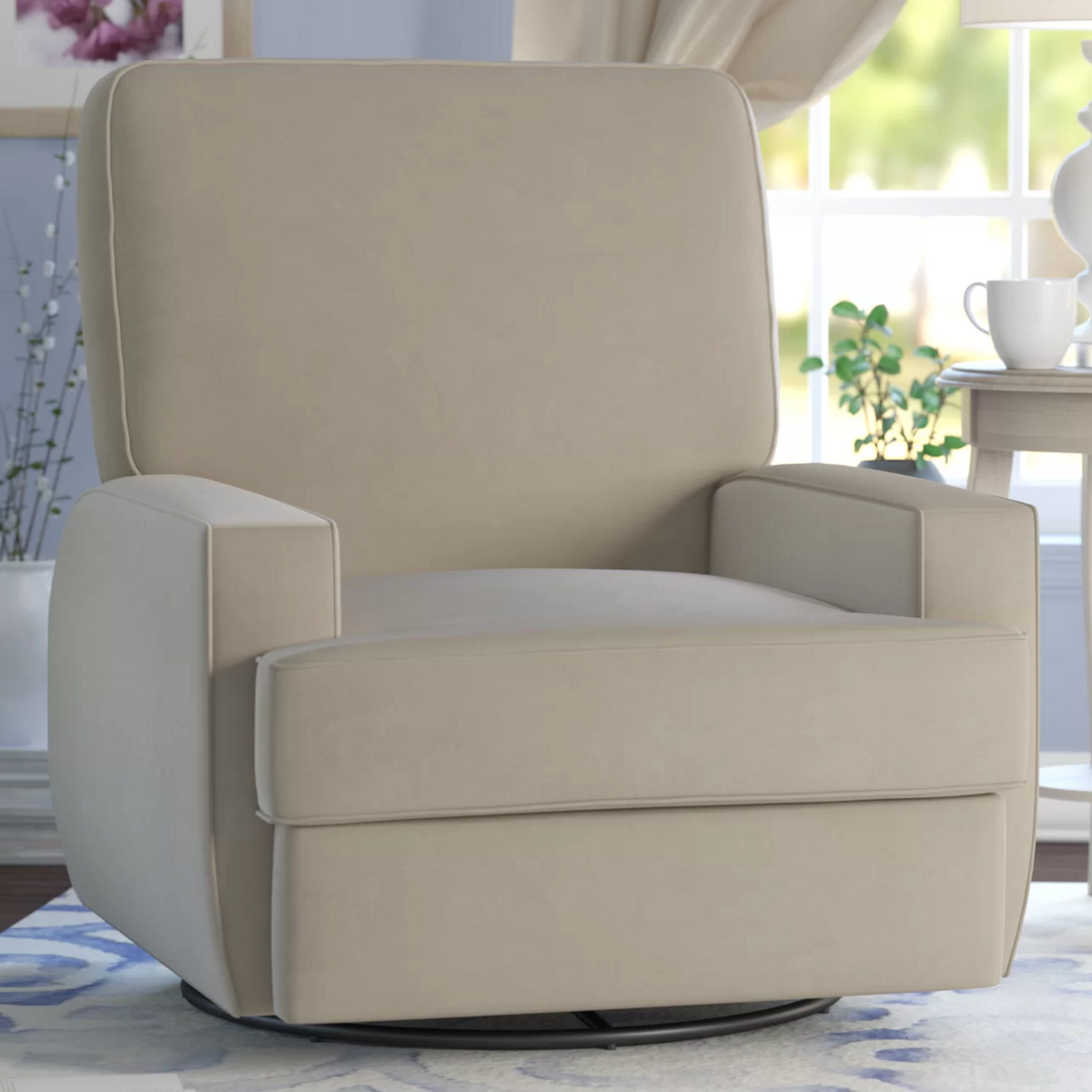 Swivel Reclining Nursery Glider