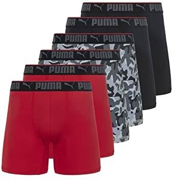 6-Pack Puma Men's Sportstyle Boxer Brief