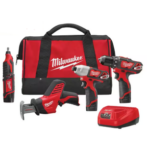 Milwaukee 13V Cordless Drill, Drive, Saw & Rotary Tool Kit