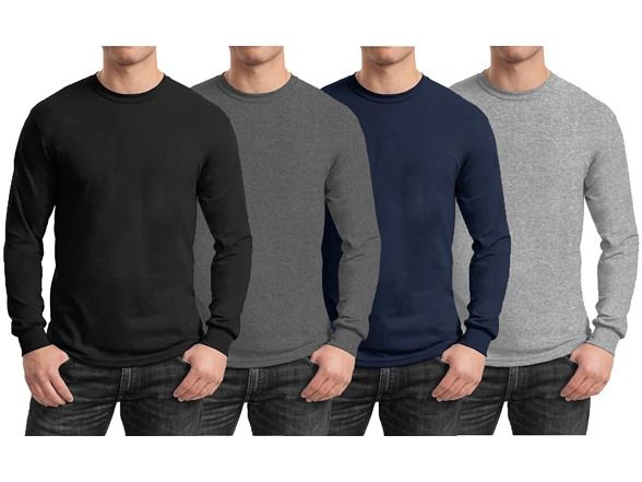 4-Pack Men's Crew Neck Shirt