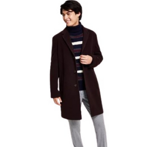 Tommy Hilfiger Men's Wool-Blend Overcoat