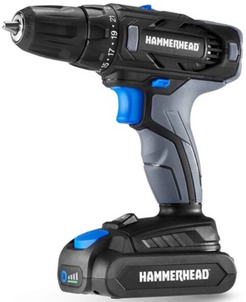 Hammerhead 20V 2-Speed Cordless Drill Driver Kit