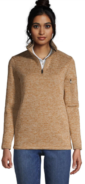 Lands' End Women's Quarter Zip Pullover