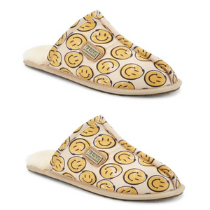 Australia Luxe Collective Smile Emoji Slippers