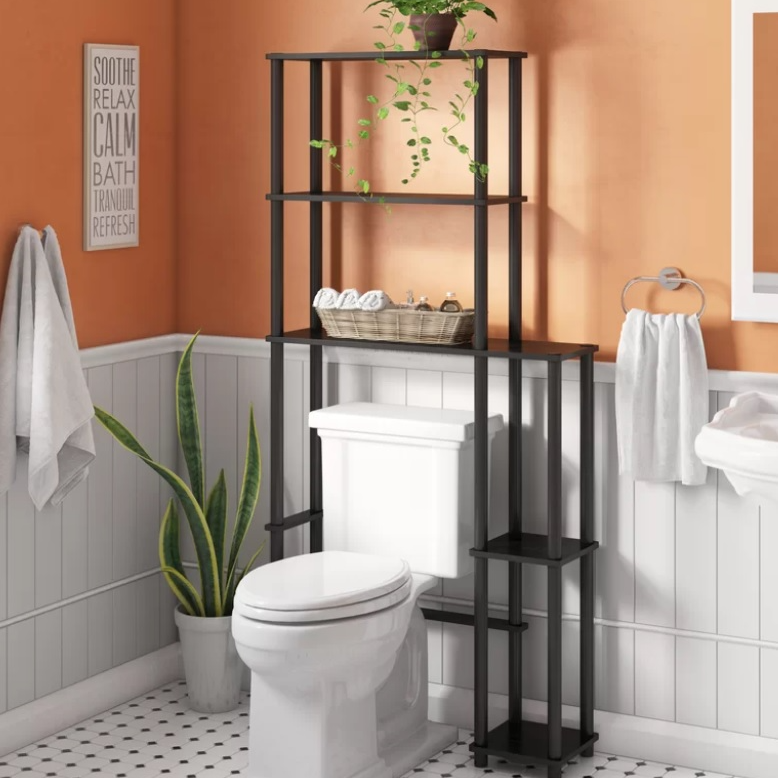 Engineered Wood Over-The-Toilet Storage