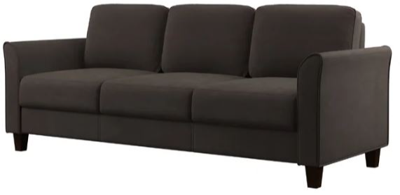 Microfiber 78'' Arm Sofa